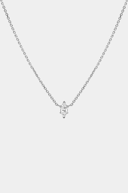 Marquise Diamond Necklace | 18K Gold