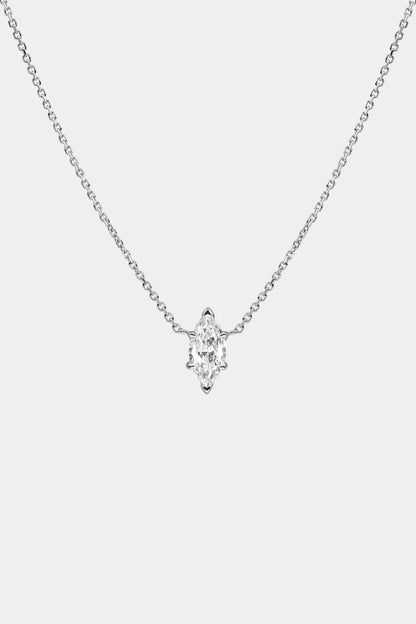 Marquise Diamond Necklace | 18K Gold