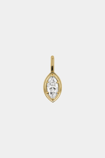 Roma Marquise Gemstone Pendant | Yellow Gold