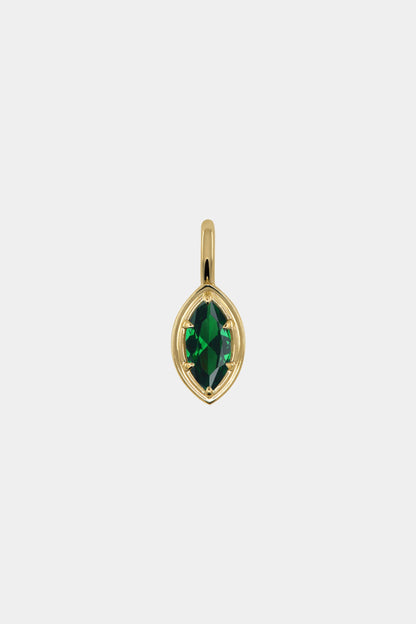 Roma Marquise Gemstone Pendant | Yellow Gold