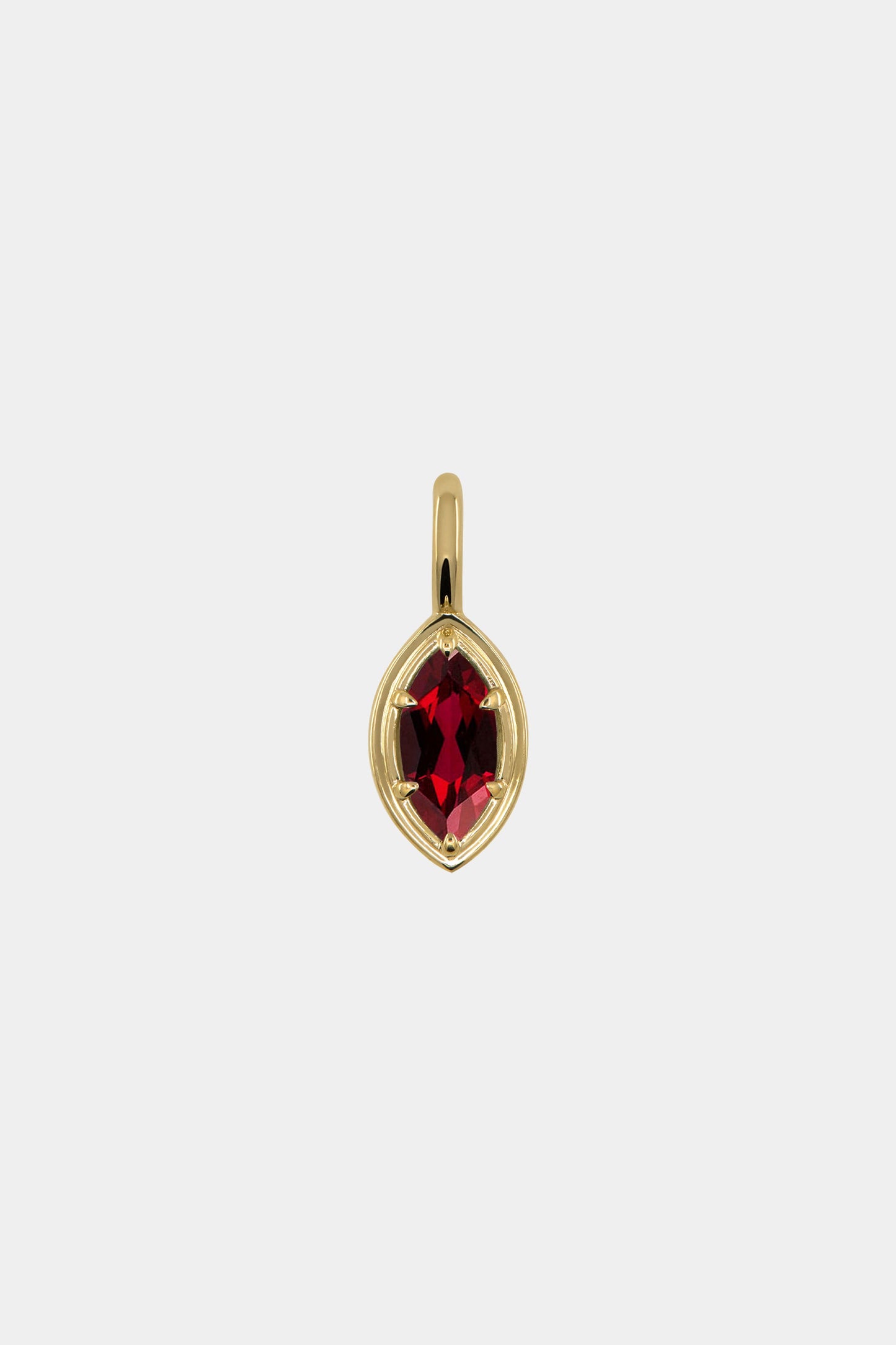 Roma Marquise Gemstone Pendant | Yellow Gold