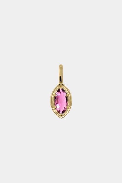 Roma Marquise Gemstone Pendant | Yellow Gold
