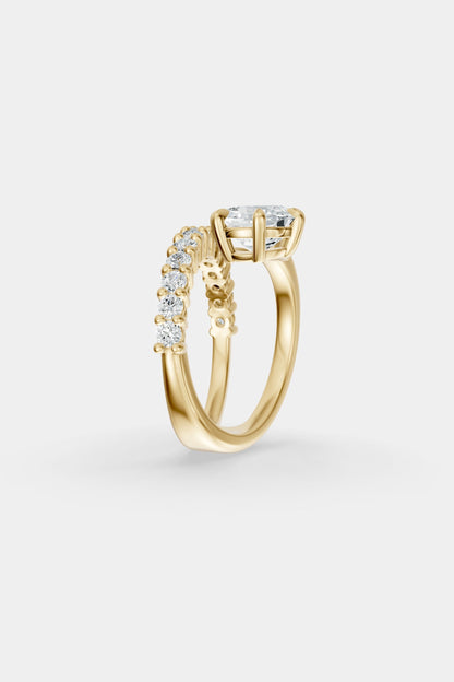 Natasha Diamond Wrap Ring | 0.05ct Round Diamond Band