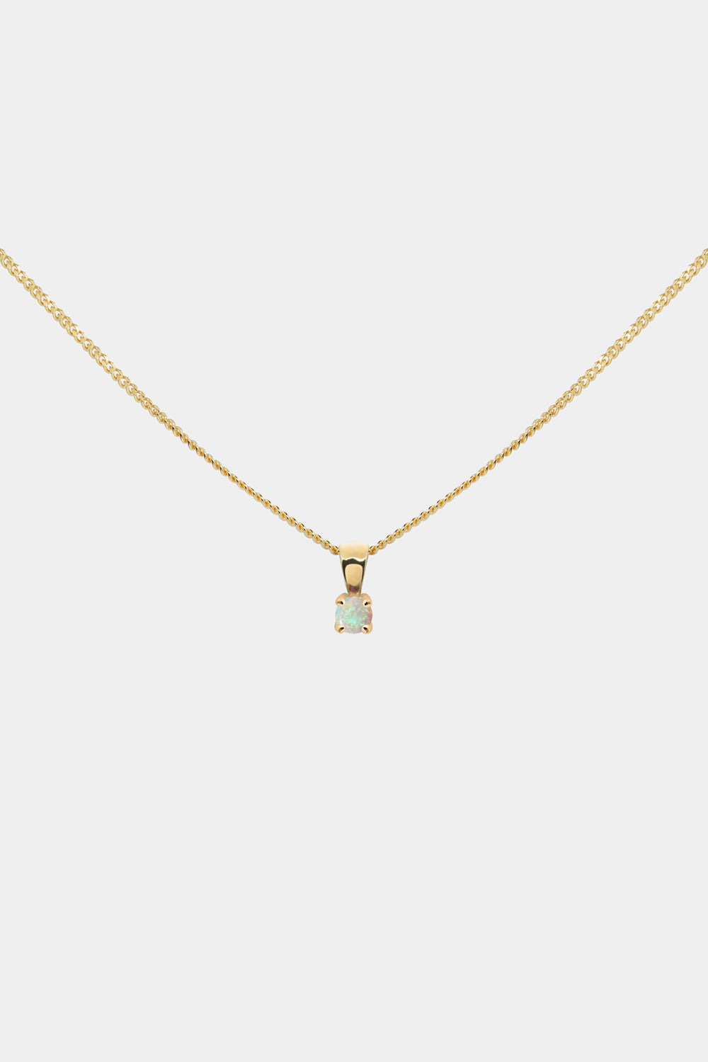 Birthstone Pendant | 9K Yellow Gold