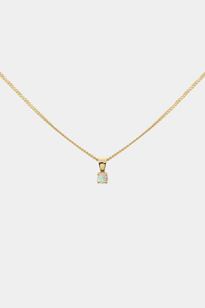 Birthstone Pendant | 9K Yellow Gold