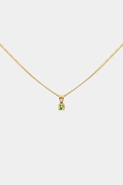 Birthstone Pendant | 9K Yellow Gold