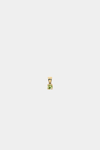Birthstone Pendant | 9K Yellow Gold