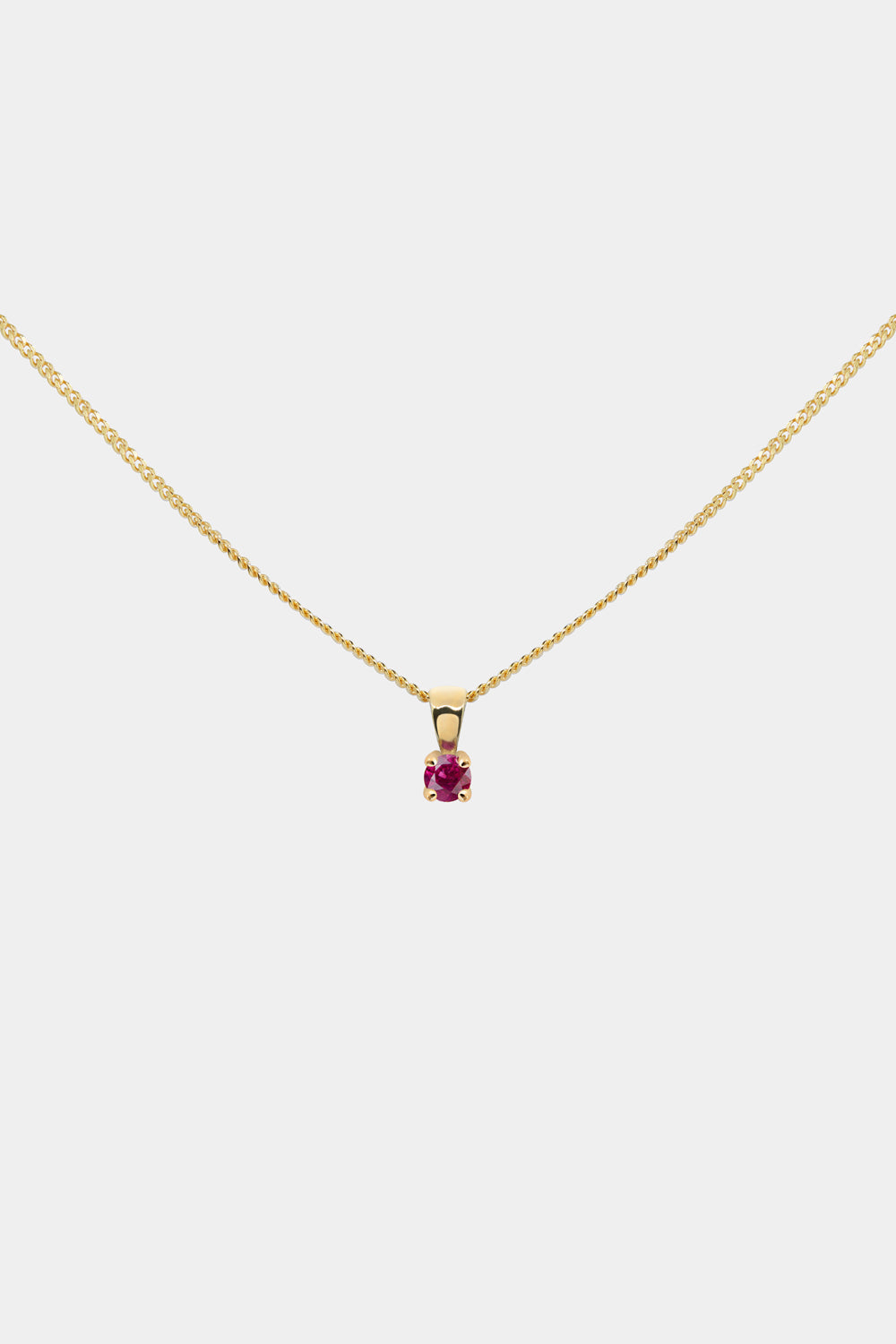Birthstone Pendant | 9K Yellow Gold