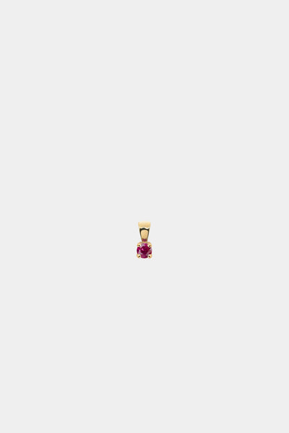 Birthstone Pendant | 9K Yellow Gold