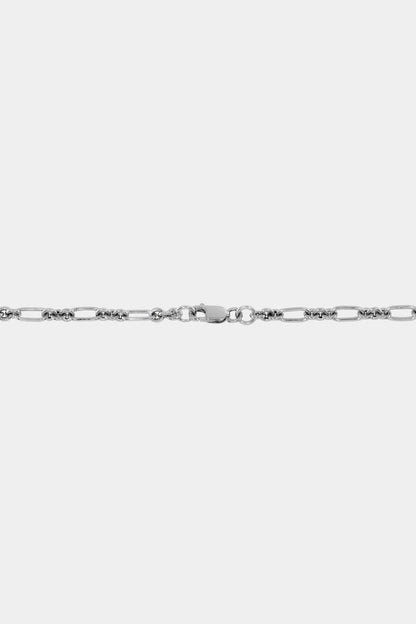 Roma Round Diamond Necklace | White Gold