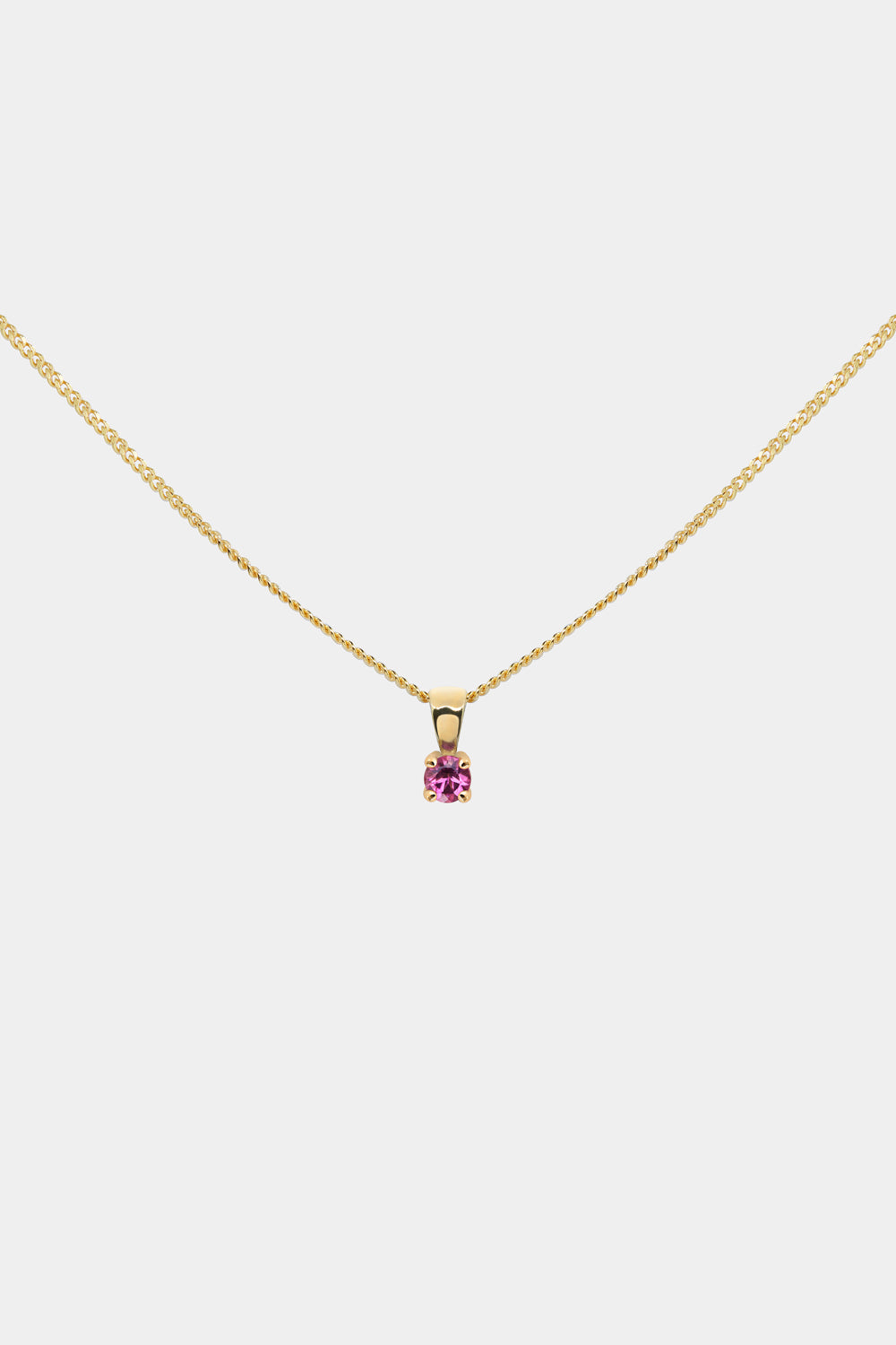 Birthstone Pendant | 9K Yellow Gold