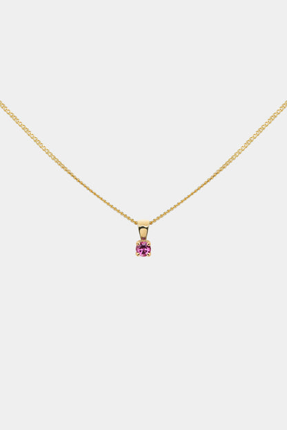 Birthstone Pendant | 9K Yellow Gold