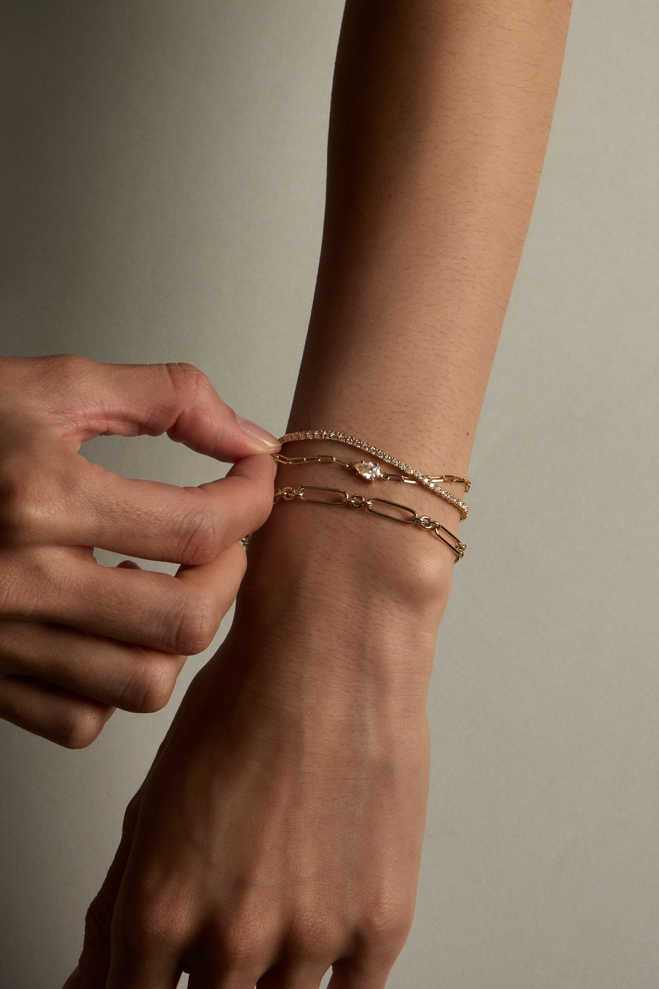 Medium Lennox Bracelet | 9K Yellow or Rose Gold