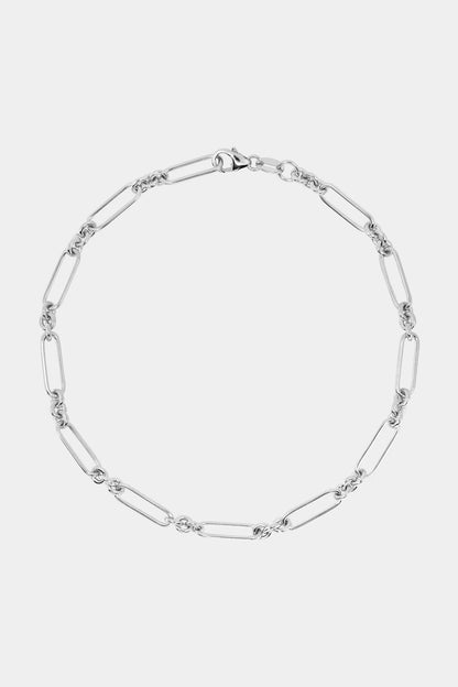 Medium Lennox Anklet | Silver