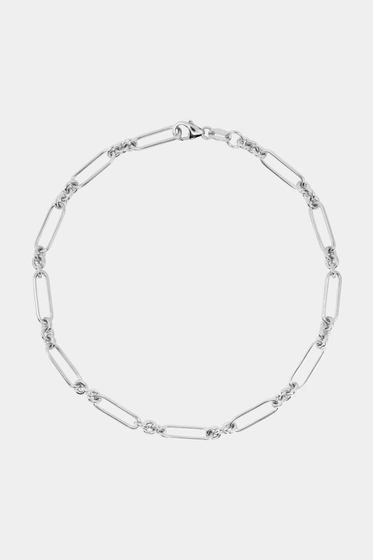 Medium Lennox Anklet | Silver