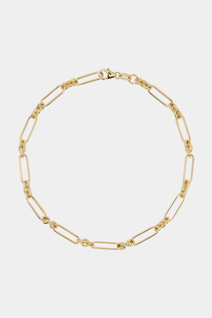 Medium Lennox Anklet | 9K Yellow Gold