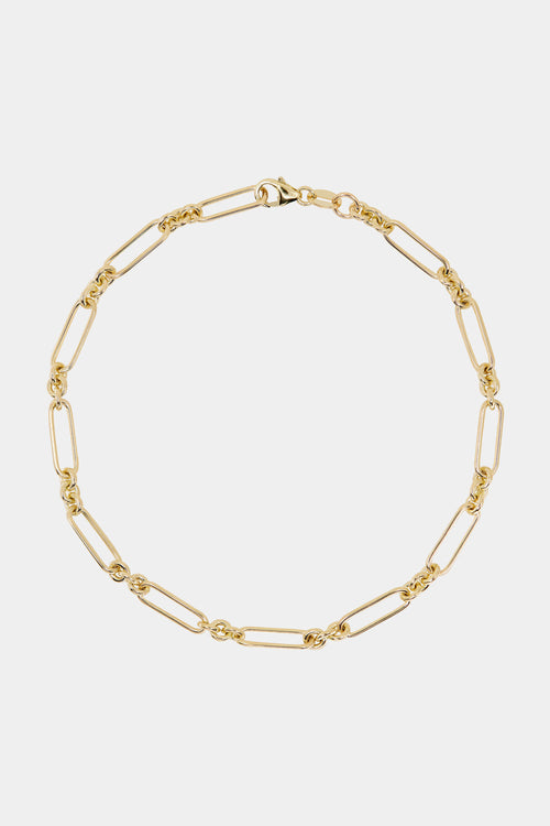 Medium Lennox Anklet | 9K Yellow Gold