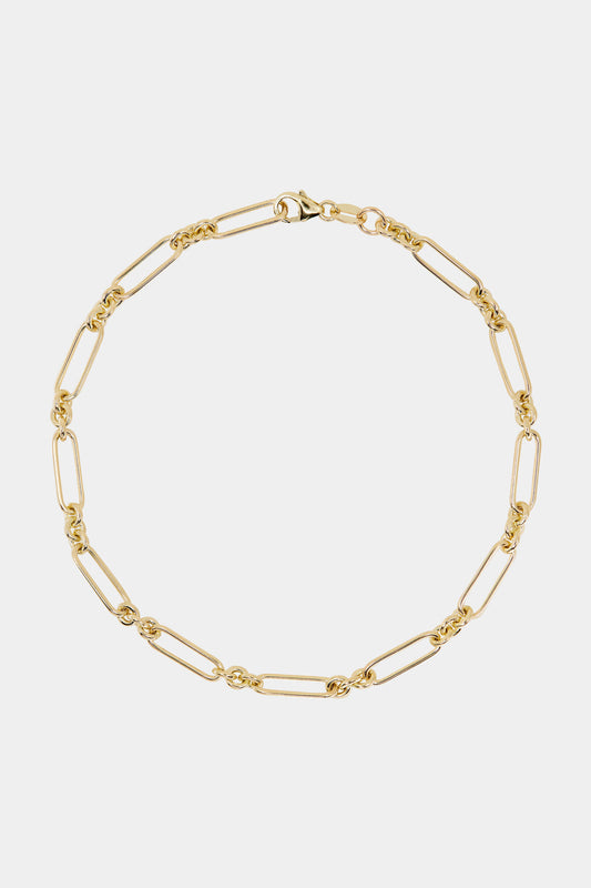 Medium Lennox Anklet | 9K Yellow Gold