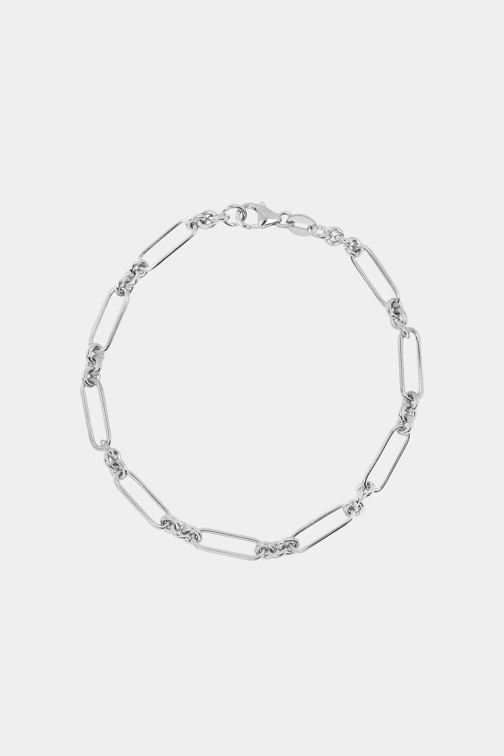 Medium Lennox Bracelet | Silver or White Gold