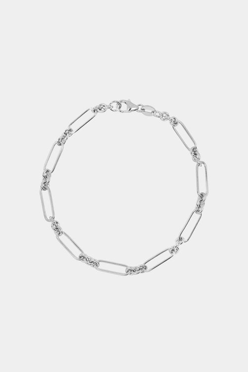 Medium Lennox Bracelet | Silver or White Gold