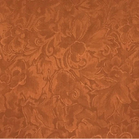 20" Jacquard Silk Wild Rag - Copper