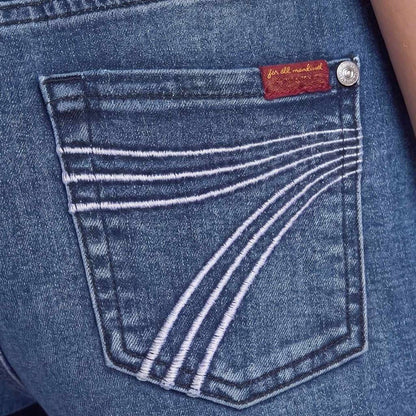 7 For All Mankind Girl's Mini Dojo - Lake Blue