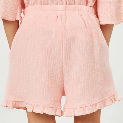 *Hayden Girl's Ruffle Knit Shorts - FINAL SALE - XL