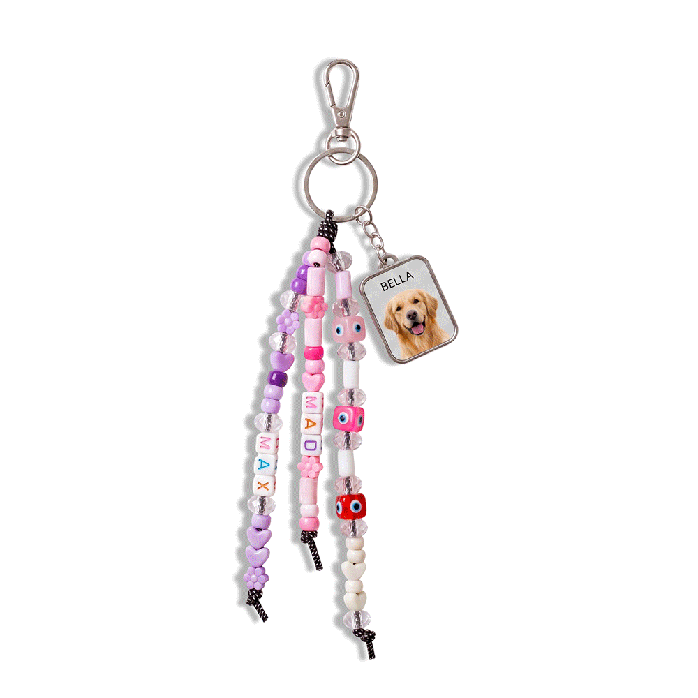 DIY Pet Portrait Bag Charm Bead Kit
