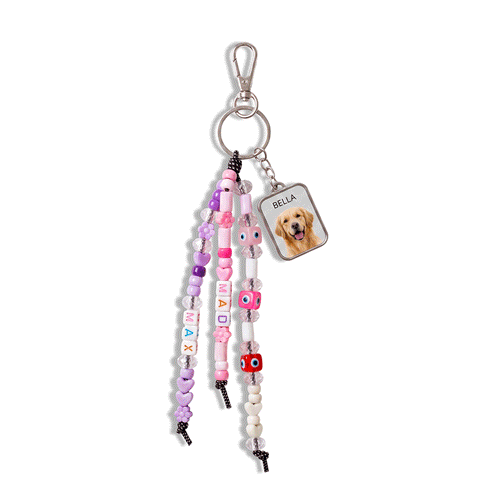 DIY Pet Portrait Bag Charm Bead Kit