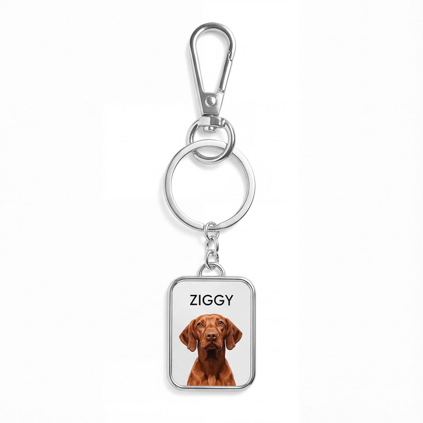 Personalized Pet Portrait Keychain