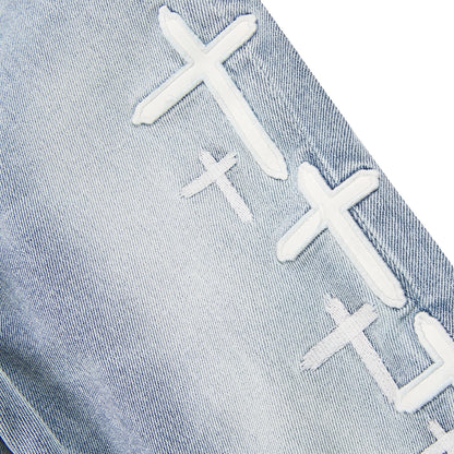 Bryant Coastal Drift Cross Patch Denim