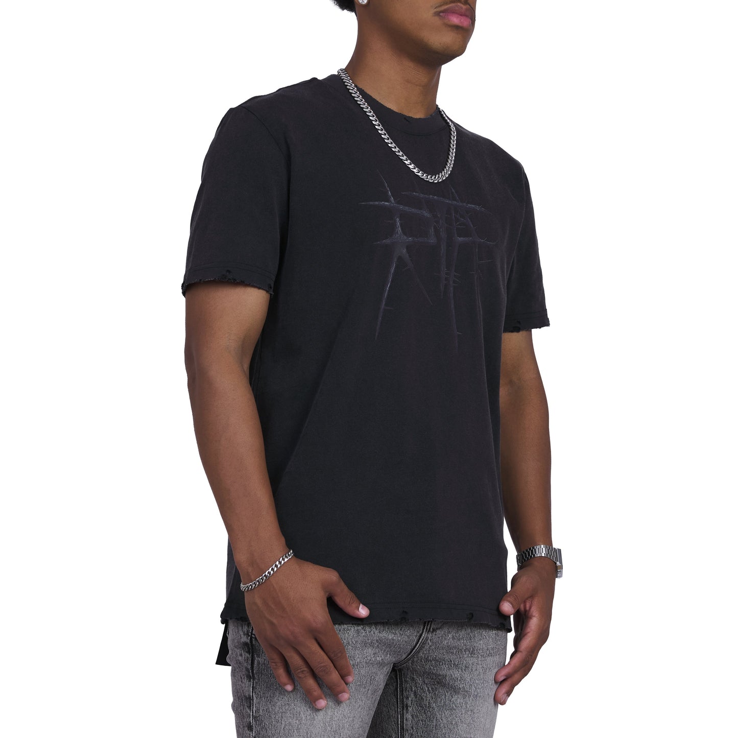 Liam Thorn Tee | Black