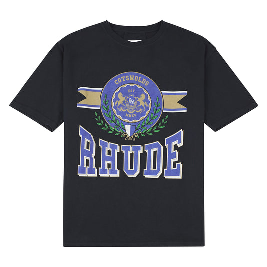 Cotswold Crest Tee | Vintage Black