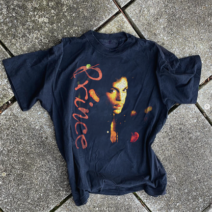 Prince 2004 Ever Tour Vintage Washed Black T-Shirt
