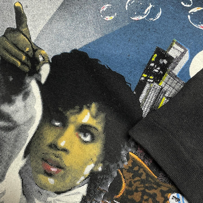Prince - Vintage 1990's Washed Black T-Shirt