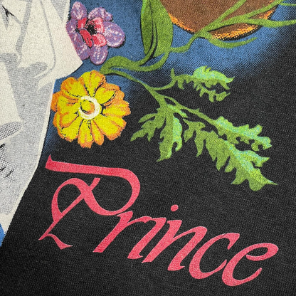 Prince - Vintage 1990's Washed Black T-Shirt