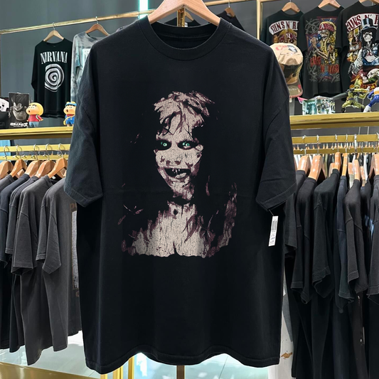 The Exorcist Rare Promo Vintage Washed Black T-Shirt