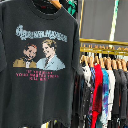 Marilyn Manson 'Master' Black T-Shirt