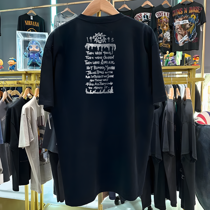 95' Jeff Buckley Mystery White Boy Tour Vintage Washed Black T-Shirt