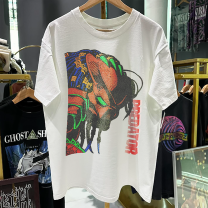 Predator 1995 Rare Promo Vintage Washed White T-Shirt