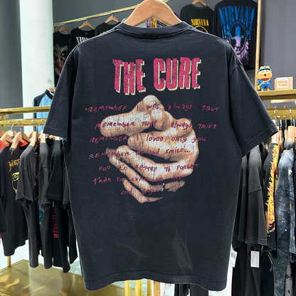The Cure 'Remember Treasure' Vintage Washed Black T-Shirt