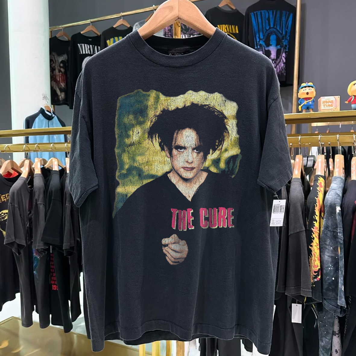 The Cure 'Remember Treasure' Vintage Washed Black T-Shirt