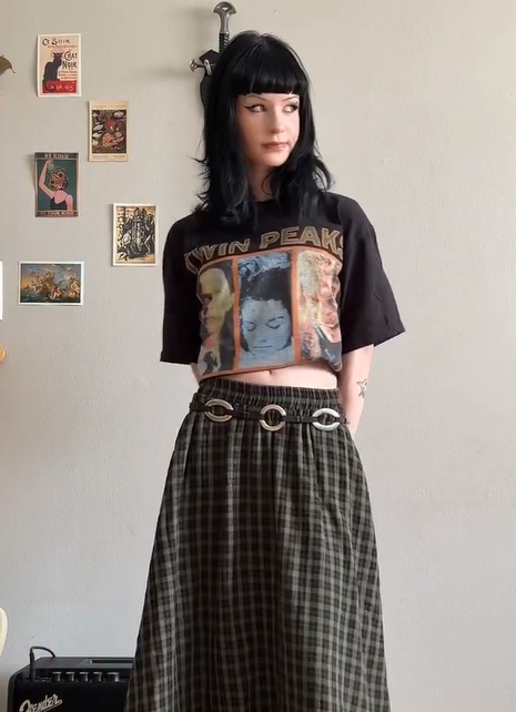Twin Peaks Vintage Washed Black T-Shirt