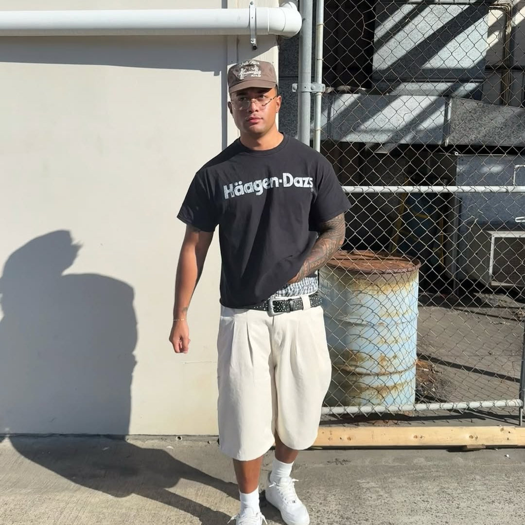 90s Haagen-Dazs Ultra Rare Washed Black T-Shirt