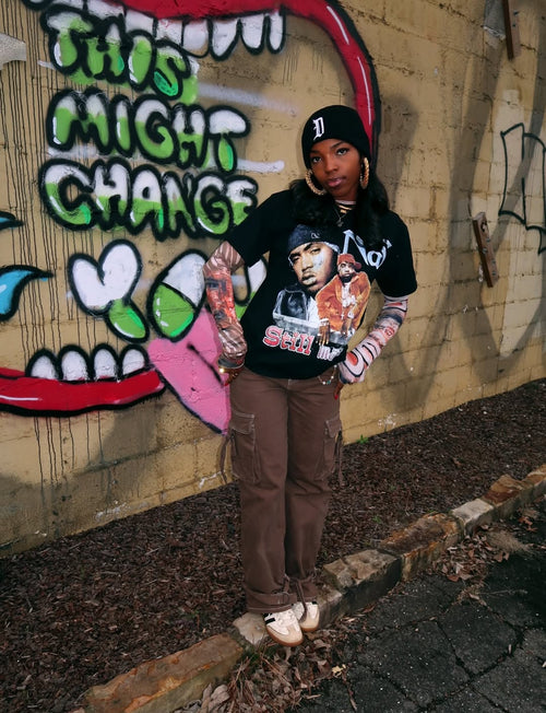 2001 Nas 'Stillmatic' Rare Washed Black Rap Tee