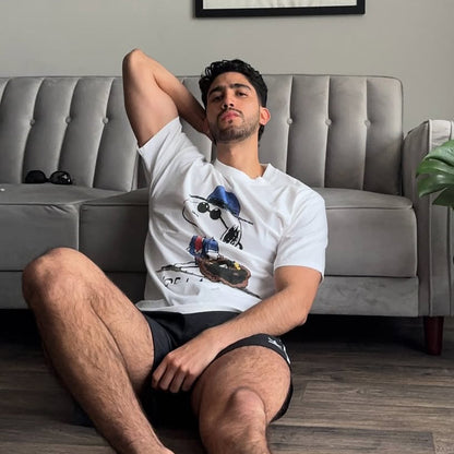 Rare Snoopy Joe Lawyer Washed White Tee