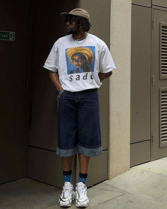 Sade Washed White Tee