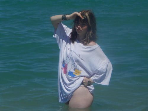 Rare Max And Ruby Reading Washed White Tee