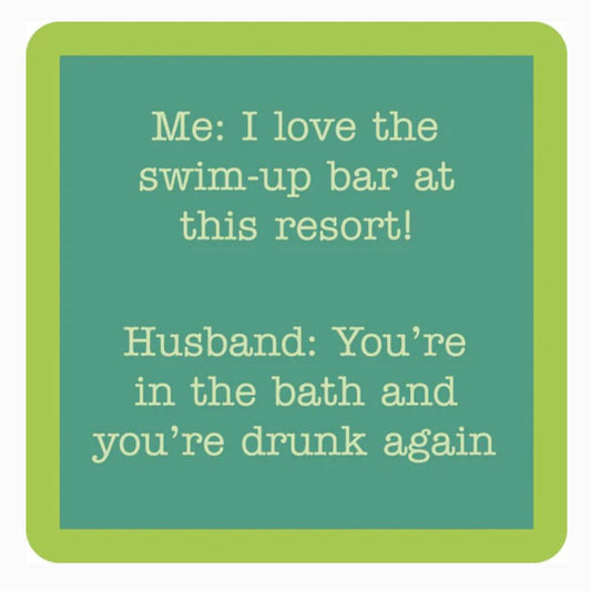 "Swim Up Bar" Coaster