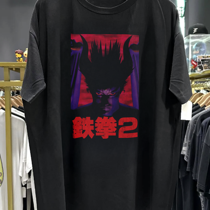 90s Tekken 2 Promo Washed Black Tee